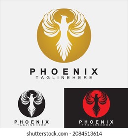 Phoenix logo Vector Illustration Design Template