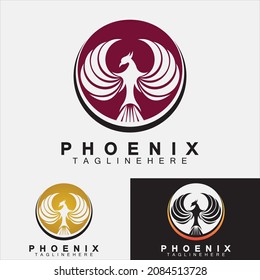 Phoenix logo Vector Illustration Design Template