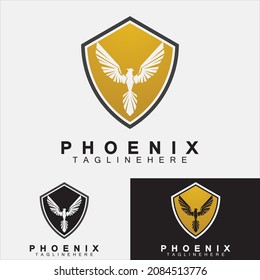 Phoenix logo Vector Illustration Design Template