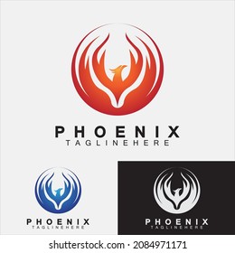 Phoenix logo Vector Illustration Design Template