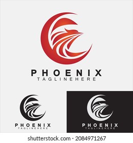 Phoenix logo Vector Illustration Design Template