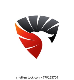 phoenix logo vector template
