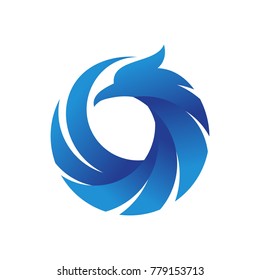 phoenix logo vector template