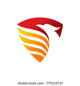 phoenix logo vector template