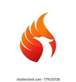 phoenix logo vector template