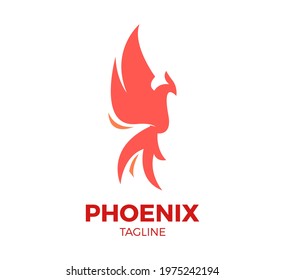 phoenix logo vector template design