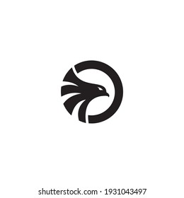 Phoenix-Logo, Adler-Logo, Vektordesign-Logo-Vorlage.