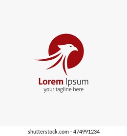 Phoenix logo,Eagle logo,Vector design logo template.
