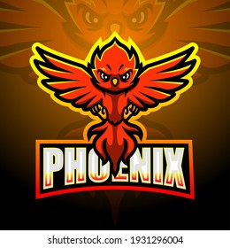 Diseño del logotipo de apoyo de mascota Phoenix	