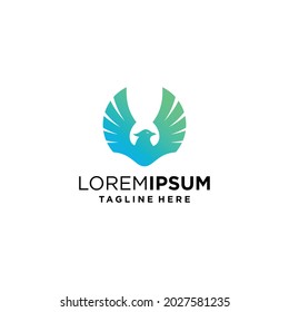 Phoenix Modern Flaming Flying Phoenix Fire Bird Abstract Luxury Graphic Resource Logo