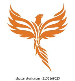 phoenix onfire bird emblem icon