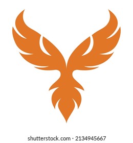 Phoenix-Orange-Silhouette-Symbol