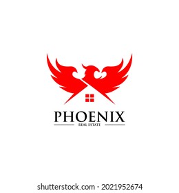 phoenix real estate logo vector