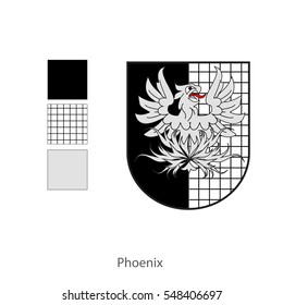 phoenix sable heraldic 