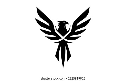 phoenix single color logo template