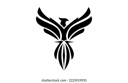 phoenix single color logo template