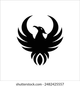 phoenix single color logo template
