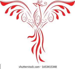 Phoenix Symbol With Creative Person Inside