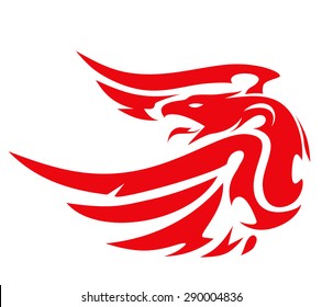 Phoenix tattoo vector