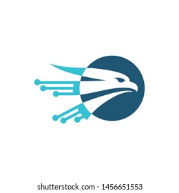 phoenix and technology logo template