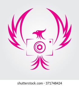 phoenix themed pink drone 