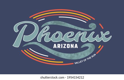 Phoenix Typography design in vector illustration.Clothing,t-shirt,apparel and other uses.