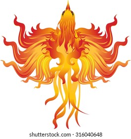 phoenix vector art design