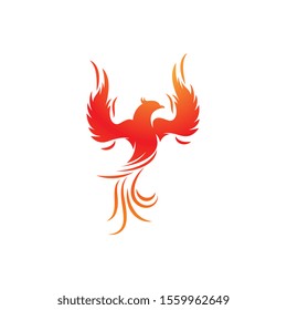 Phoenix vector icon illustration design template