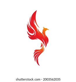 Phoenix vector icon illustration design template