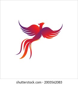 Phoenix vector icon illustration design template