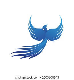 Phoenix vector icon illustration design template