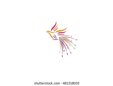 phoenix vector icon logo