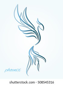 phoenix vector icon logo