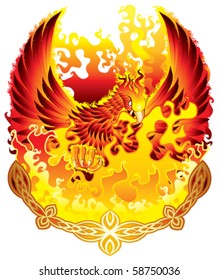 Phoenix. Vector illustration