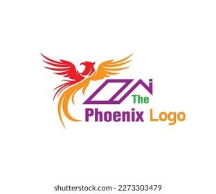 phoenix vector logo design templete