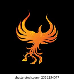 phoenix vector, phoenix logo, phoenix flame