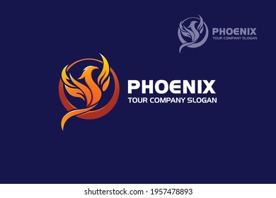 Phoenix Vector Logo Template. This logo design for all creative business, consulting, technology, creative, art, studio, entertainment. With a simple, unique concept and elegant.