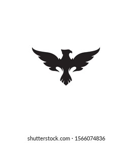 phoenix vector silhouette logo template