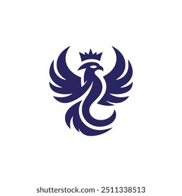 phoenix wing logo animal abstract	