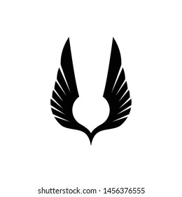 phoenix and wing logo template