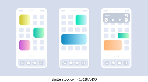 Phone 14 concept illustration with screen and mobile app