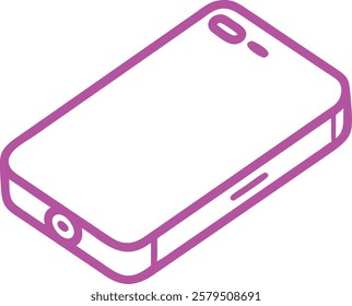 I phone 16 pro max outline in colorful background