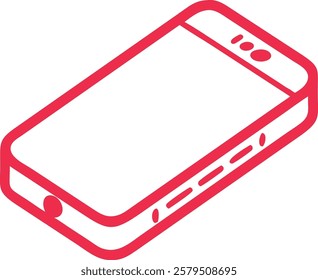 I phone 16 pro max outline in colorful background