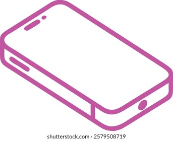 I phone 16 pro max outline in colorful background