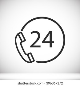 Phone 24 Icon