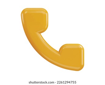 Phone with 3d rendering vector icon illustration