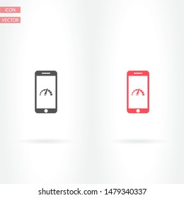 phone acceleration icon vector . Lorem Ipsum Illustration design