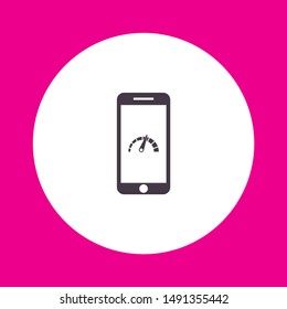 phone acceleration icon vector . Lorem Ipsum Illustration design