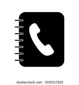 phone agend isolated icon