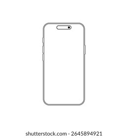Telefoon, Android smartphone iconen, zwart-wit modellen smartphone, mobiele telefoon met leeg scherm, smartphone mockup vooraanzicht, mobiele telefoon, ui, ux.